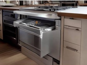 集成灶上安装碗柜设计,空间利用新思路