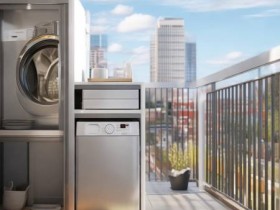阳台橱柜洗衣机一站式解决方案,酷家乐打造家居新时尚
