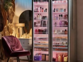 歌岚美妆冰箱分区设计,打造个性化美妆空间