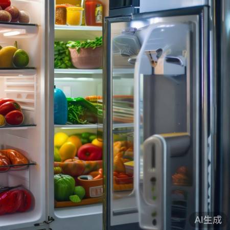 冰箱食物摆放：易腐放内，蔬果门