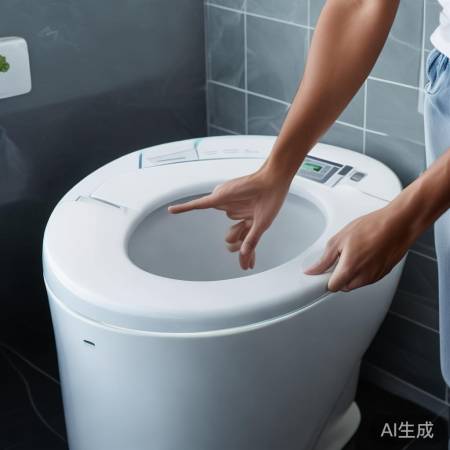 智能马桶自动清洁，卫生更安心
