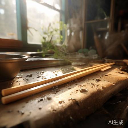 晾干筷子，通风无水痕