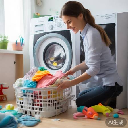 海尔免洗288，快速洗童衣无忧