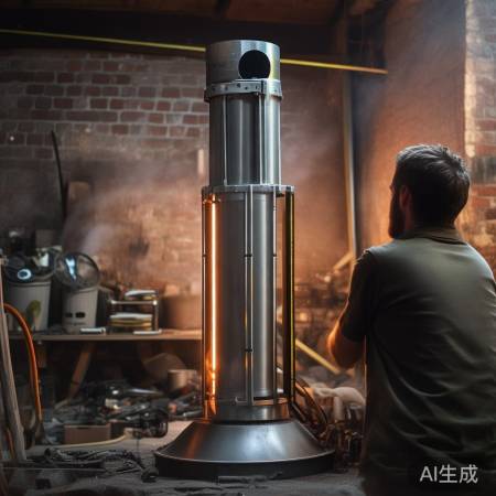 选散热佳处，竖直稳装烟筒。