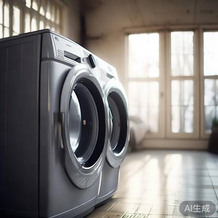 洗衣机需通风干燥，避潮湿闪烁。