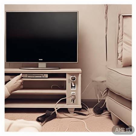 检查电源及重启电视