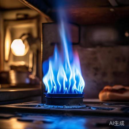 火焰变黄，检查燃气或调火力。