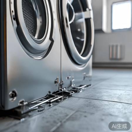 洗衣机底部检查，防松动。