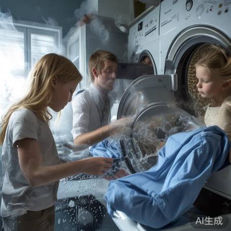 洗衣机甩破衣物原因及解决方法