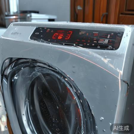 美滚筒洗衣机E23故障代码解析与解决方法