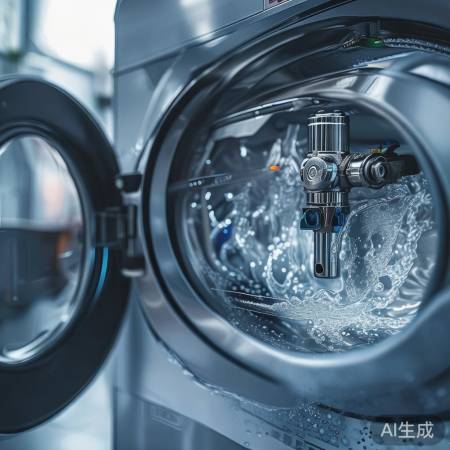 美滚筒洗衣机E23故障代码解析与解决方法