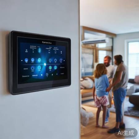 中央空调智能面板：开关控制新体验