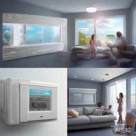 空气能制冷调控面板：智能控制，清凉一夏