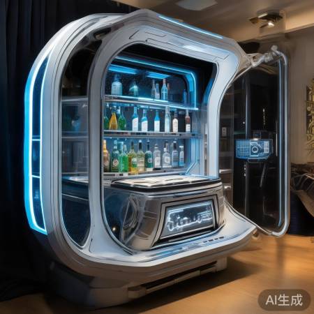 太空人网红酒柜饰品：探索时尚家居新潮流