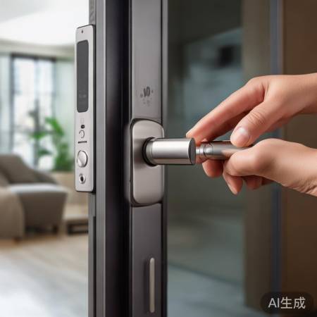 高雅居指纹锁一键报修分解#指纹锁失灵了，还能正常使用吗？
