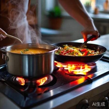 现代燃气灶热线服务全国畅通解析=燃气灶炉盘设计：一边高一边低的独特优势