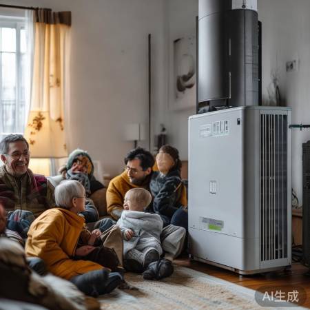 热立方空气能专业技术支持教导☜清华同方空气能设备：冬季供暖新选择，节能环保更舒适