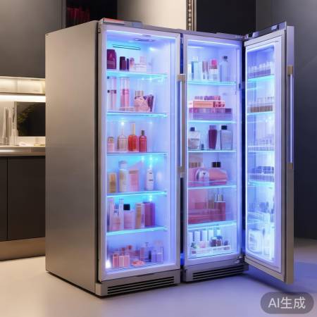 歌岚美妆冰箱分区设计，打造个性化美妆空间