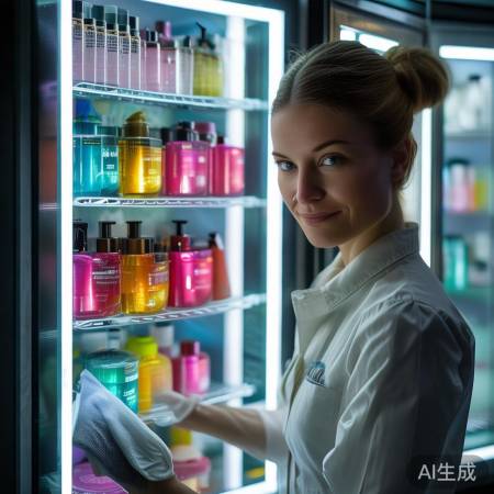 歌岚美妆冰箱分区设计，打造个性化美妆空间