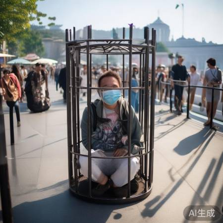 龙阳锁防盗门客服电话总部分享，外国游客景区违规未戴口罩，遭罚款囚笼车巡游示众