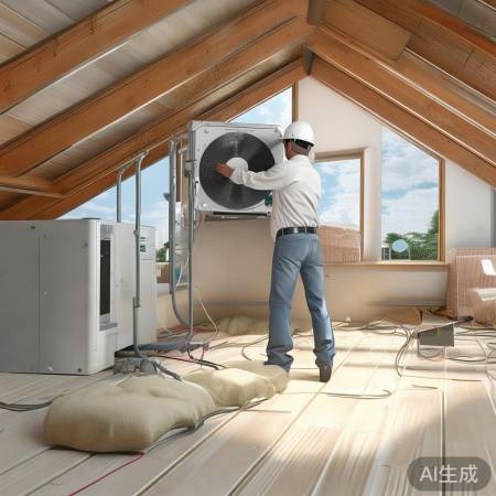 空气能热水器室内安装，安全省电的选择