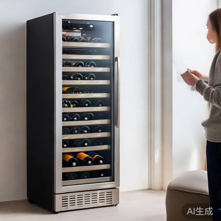 实木红酒柜展示架，自营品质保证