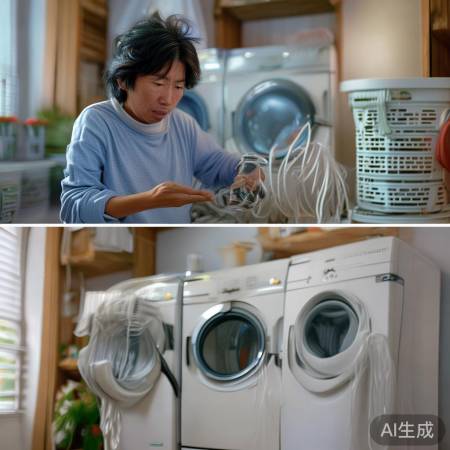 小天鹅洗衣机400报修服务告诉你↑滚筒洗衣机水管短了怎么办？维修技巧大公开