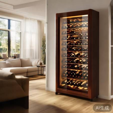 帝伯莱红酒柜极速维保梳理,带冰箱酒柜设计效果图，家居必备新选择