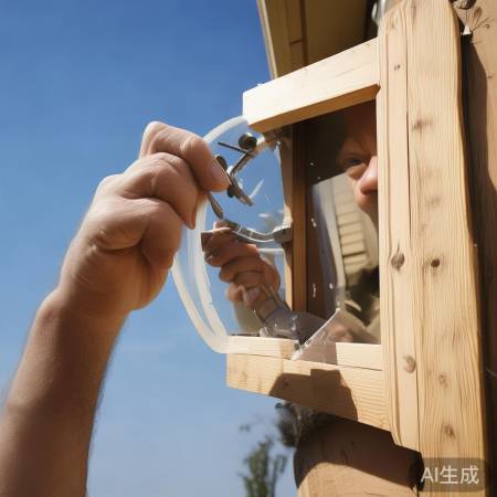费克沙防盗门维修热线管家详述#防盗门安装猫门的实用教程