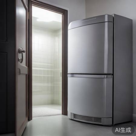 冰箱放置在厕所门下方是否适宜？