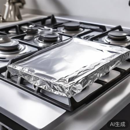 燃气灶清洁秘诀：锡纸贴的正确位置