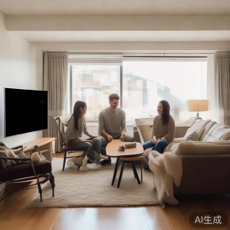 看尚电视机售后关键词交流&客厅布局：揭秘小户型如何巧妙安置电视机