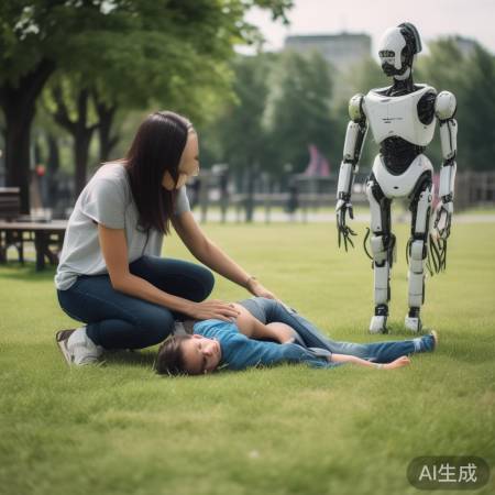 尚品本色智能指纹锁热线咨询阐明ぁ男童被机器人踢中腹部倒地 母亲报警引关注