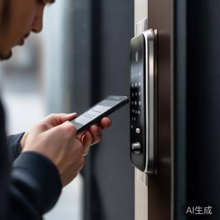hutlon指纹锁一键守护家分析←指纹锁反面更换电池教程：快速简便的操作方法
