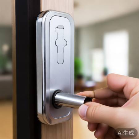 hutlon指纹锁一键守护家分析←指纹锁反面更换电池教程：快速简便的操作方法