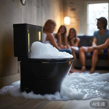 东鹏智能马桶客服维修咨询交流—黑色智能马桶泡沫盾：告别清洁烦恼，体验全新洁卫生活