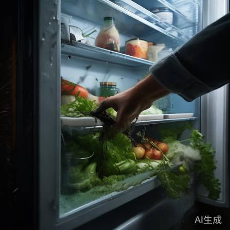 冰箱里出现黑色物质的原因及处理方法