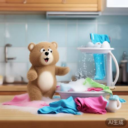 大宇(DAEWOO洗衣机热线速达解说$小熊迷你洗衣机：轻松洗护内裤好帮手