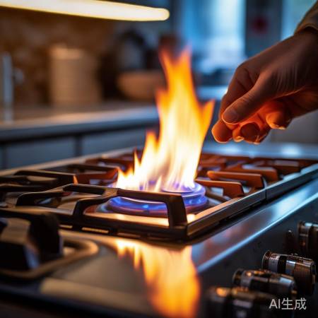 带风机燃气灶蓝火调整方法详解