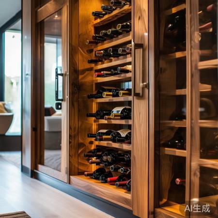 新朝酒柜客服电话是多少交流㊤网红酒柜定制，轻松打造家居新风尚