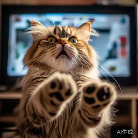 清华同方电视机服务热线全国畅享介绍，猫咪电视机亚克力：宠物娱乐新选择