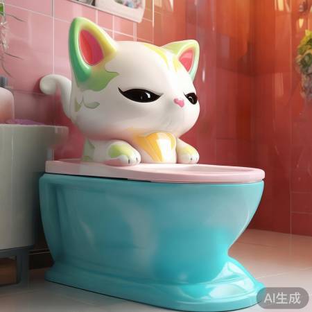 怡和智能马桶管家热线科普↑智能马桶体验：萌宠风格，打造温馨卫浴时光
