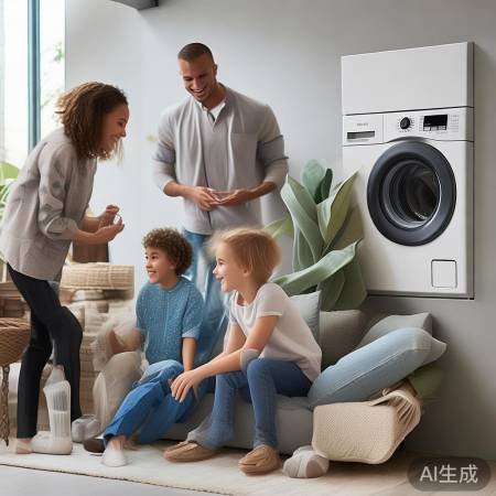 美的（Midea）洗衣机故障快修中心告诉你㊣壁挂洗衣机选购攻略：告别空间局限，轻松打造洁净生活